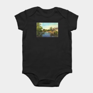 The Thames at Ray Mill Island Baby Bodysuit